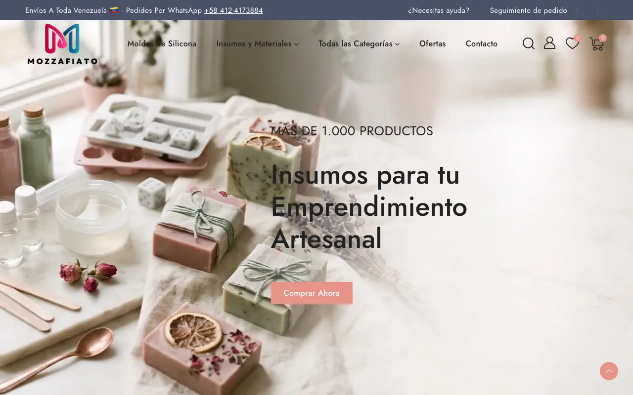 Tienda en línea de Mozzafiato